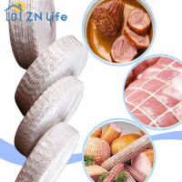 Meters Cotton Meat Net Ham Sausage Net Butcher's String Meat Netting Roll Elastic Ham Hot Dog Sausage Casing Packaging Tools