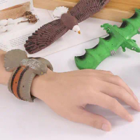 Funny Montessori Wristbands Creative Cartoon Fun Eagle Clap Circle Bat Pop Circles Dragon Hand Ring