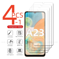 Bảo vệ màn hình cho Samsung A23, 4 miếng, kính cường lực trong suốt 9H, Samsung , A23 A 23