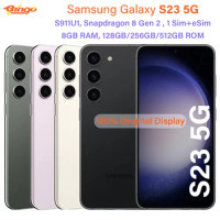 Samsung Galaxy S23 5G S911U1 128GB/256GB ROM 8GB RAM AMOLED Snapdragon 8 Gen 2 Octa Core 6.1" 50MP&amp;12MP eSim Original Cell Phone