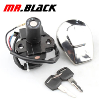 Motorcycle Ignition Switch with Gas Cap Cover Lock Keys For Honda JADE250 CBX750 CB250 1984-2001