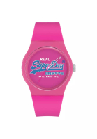 Superdry Superdry Urban Original SYL280PU Blue and Pink Silicone Watch