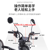 鳳凰新蛟龍丨電動三輪車家用小型可帶棚老人電動車接送孩子代步
