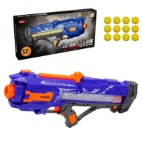 Zeus Electric Semi-Auto Soft Bullets Gun Apollo Ball Bullets Gun Toy Submachine Gun For Nerf Rivals Ball Gun Fun Toys For Kids