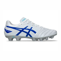 Asics DS Light Club 2E [1103A097-100] 男女 足球鞋 運動 訓練 寬楦 膠釘 白藍