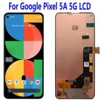 6.34"For Google Pixel 5A G1F8F, G4S1M LCD Display Touch Screen Digitizer Assembly Replacement For Google Pixel 5A LCD With Frame