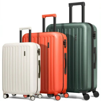 Trolley Bag with Spinner Wheels Business ABS+PC Travel Rolling Luggage Bag Student Password Zipper Rolling Luggage Case