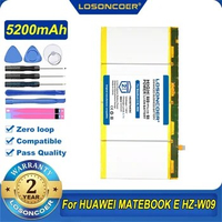 100% Original LOSONCOER 5200mAh HB25B7N4EBC Laptop Battery For HUAWEI MATEBOOK E E BL-W09 HZ-W09 W19 W29