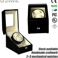2+3 Watch Winder For Automatic Watches Box Mechanical Watch Rotator Holder Japanese Mabuchi Watch Winder Storage Boxes