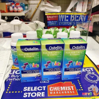 Canxi Nước Khủng Long Ostelin Kids Milk Calcium & D3 Liquid Úc (90ml)  Cho Trẻ Từ 7 Tháng Tuổi