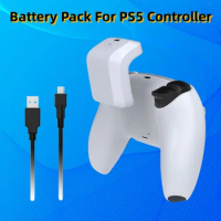 Battery Pack For PS5 Controller Life Battery Rechargeable For Playstation 5 Controller Back Clip