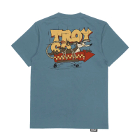 T-shirt Troy Company Mineral Biru Rocket Coyote - T-Shirt Lengan Pendek Mineralbiru MTD 2762