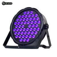 54X3W Led อัลตราไวโอเลตไฟ DMX512 Flat Par Dj ปาร์ตี้ UV UV Spotlight