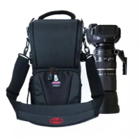 DSLR Camera Bag Handbag Telephoto Lens Case Waterproof Multifunction Tamron Sigma 150-600mm, Nikon 200-500mm, Sony FE 200-600mm