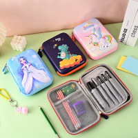 Kawaii Pencil Case Korean Stationery Unicorn Pen Case 3D Trousse Scolaire Estuche Escolar School Supplies Cute Pencil Box