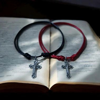 Gelang Couple Liontin Salib COUPLE 2 PCS