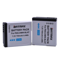 2pcs/lot DMW-BLH7 BLH7 DMW-BLH7PP DMW-BLH7E Batteries for Panasonic Lumix DMC-GM1, GM1, DMC-GM5, GM5, DMC-GF7, GF7, DMC-GF8, GF8