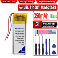 HSABAT 350mAh T110BT Battery for JBL T110BT TUNE205BT T190BT t120 Headset