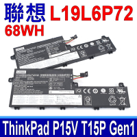 LENOVO 聯想 L19L6P72 68Wh 電池 L19C6P72 ThinkPad P15V Gen 1 T15P Gen 1
