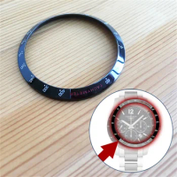 tachymeter ceramic bezel for Longines Conquest L2.744.4.56.7 automatic chronograph Men's watch