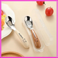 Thìa ăn dặm Muỗng Inox 316 Cao Cấp, Cán Cầm Nhựa PP An Toàn thìa muỗng ăn dặm KDN