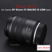 Lens Sticker for Canon RF85 F2 Lens Decal Skin For Canon RF85mm F2 MACRO IS STM Lens Protector Coat 85 F2 Wrap Cover Film