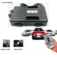 For Audi A4/Q5/S5/A5 2008-2017(Original Car without Push Start) Add Push Start Remote Start Keyless Entry System Plug and Play