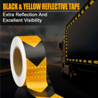 Reflective Warning Tape Reflective Bicycle Stickers Car Body Sticker Motor Reflective Film In Dark Effective Prevention Accident