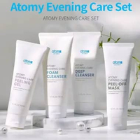 atomy evening care set Korea, foam cleanser/deep cleanser/peeloffmask/peelinggel foam cleanser