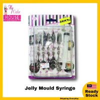 Jelly Mould Syringe 10Pcs 3D Jelly Flower Art Tools
