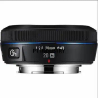 Original NX 20mm f/2.8 i-function Black Lens For Samsung NX1 NX20 NX30 NX100 NX200 NX210 NX500 NX300