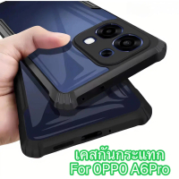 เคสกันกระแทก Case For OPPO A6Pro A5Proเคสโทรศัพท์ เคส่งหลังใส กันกระแทก กันรอย กันกล้อง PC+TPU พร้อม