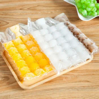 10pcs Disposable Ice Bag Summer Ice Maker Freshness Preservation Ice Box Bags Ice Block Mold Self Sealing Ice Box Mold 2024