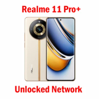 Global Rom Realme 11 Pro Plus + 5G MTK Dimensity7050 6.7inch OLED 200MP Camera 5000mAh 100W Super Charge