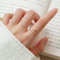 Crown Ring แหวนเงินแท้ S925 คําแนะนําการขายที่ร้อนแรงในเดือนนี้