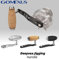Gomexus Jigging Handle For Shimano Ocea Jigger Conquest Daiwa Saltiga BJ Reel Handle Fuego CT Baitcasting LC-D 90-110MM