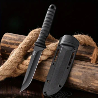 New Outdoor knife self-defense knife outdoor survival knife Swiss army high hardness one steel portable mountaineering k