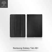 【Metal-Slim】Samsung Galaxy Tab A9+ SM-X210/SM-X215/SM-X216 高仿小牛皮三折站立磁吸皮套
