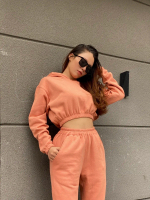 Áo Hoodie croptop NS1W000010 - áo khoác nỉ Nữ Women