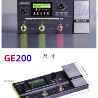 MOOER GE200 Integrated Effector Electric Guitar Professional Sound Box Simulation Drum Machine Multifunctional Performance