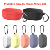 Earphone Case for Redmi Airdots S Silicone Protective Cover for Xiaomi Redmi Airdots 2 Wireless Earphone Pouch