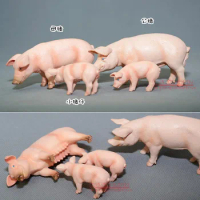 Animas! Solid animal model toy sow / boar / piglets workmanship favorites Decoration pig Action &amp; Toy Figures