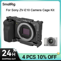 SmallRig for Sony ZVE10 Camera Cage with Silicone Cage handle Built-in Arca quick release plate Cage Rig Kit for Sony ZVE10 3538