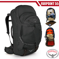 美國 OSPREY 新款 Farpoint 55L 多功能行李背包_火山灰 R