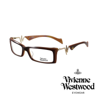 【Vivienne Westwood】經典英倫龐克風光學鏡框(咖啡/橘 VW154_04)