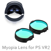 Myopia Lens for Playstation VR2 Prescription Glasses Lens PSVR2 Customized Astigmatism Eyeglass Anti Blue Filter VR Accessories
