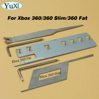 1set For Xbox 360 Console Opening Tools Repair Disassemble Screw Kit For Xbox 360 Slim Fat TX X Clamp X-Clamp Removal Tools