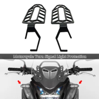 Fit For Honda CB500X CB500F CB400X CB400F 2019 2020 2021 Motorcycle Front&amp;Rear Turn Signal Light Protection Cages Shield Cover