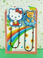 【震撼精品百貨】Hello Kitty 凱蒂貓 萬字夾-2入-熊圖案 震撼日式精品百貨