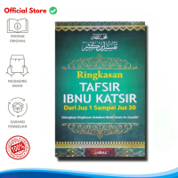 Original Buku Ringkasan Tafsir Ibnu Katsir dari juz 1 sampai juz 30 dalam satu jilid dilengkapi Ring